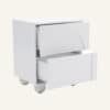 Celestine 2-Drawer Bedside Table with Ball Feet - Thumbnail Image 10