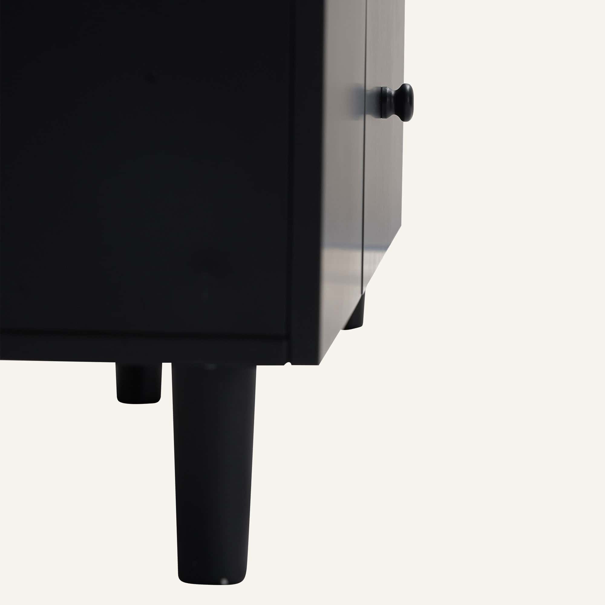 Lumina Black Sideboard with Touch Control Dimmable Light - Image 9